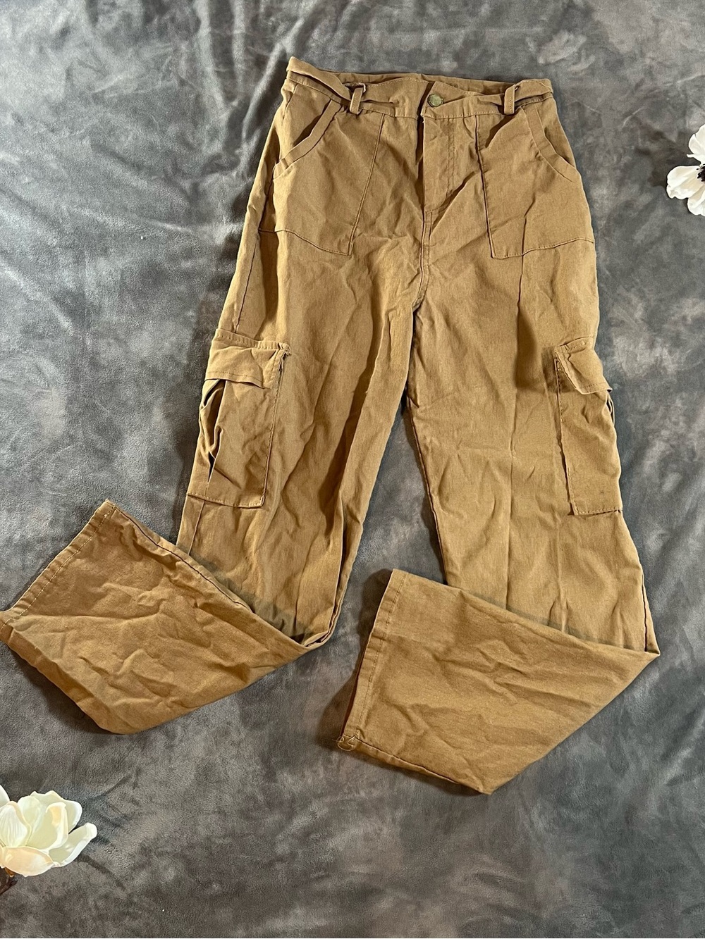 Women’s Cargo Pants in Brown - Utility Style